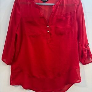 Express Women's Scarlet Blouse